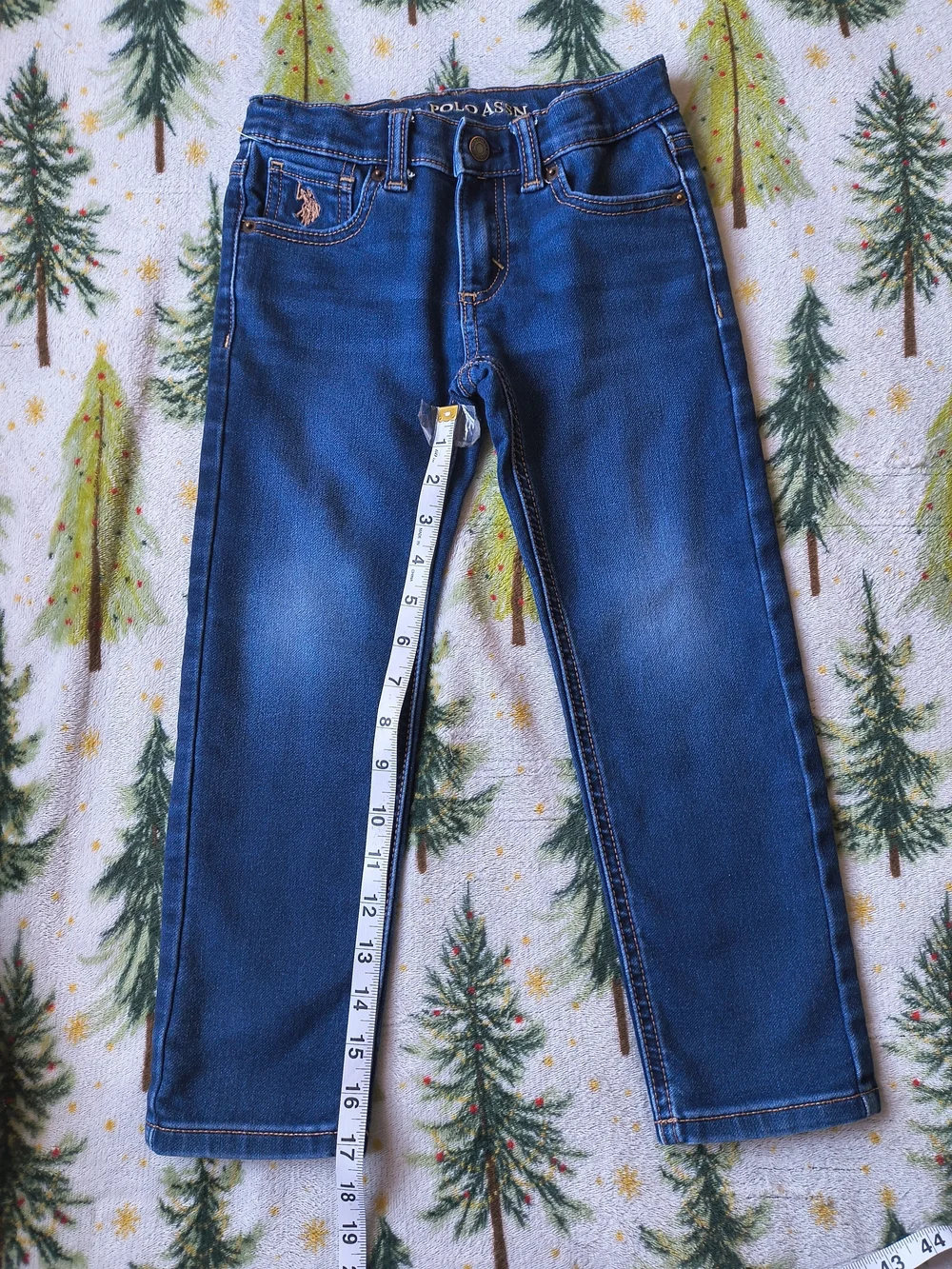 U.S. Polo Assn. Straight Leg Blue Jeans For Boys Size 5